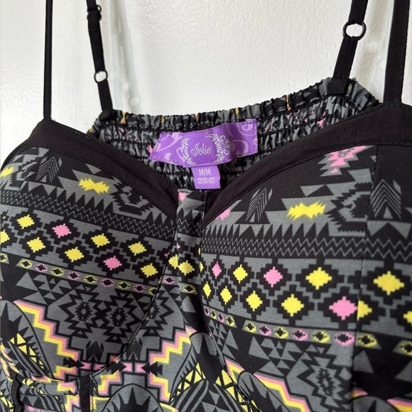 🎉4/30$🎉 Jolie Black Aztec Print Dress - Size Medium - Picture 2 of 6